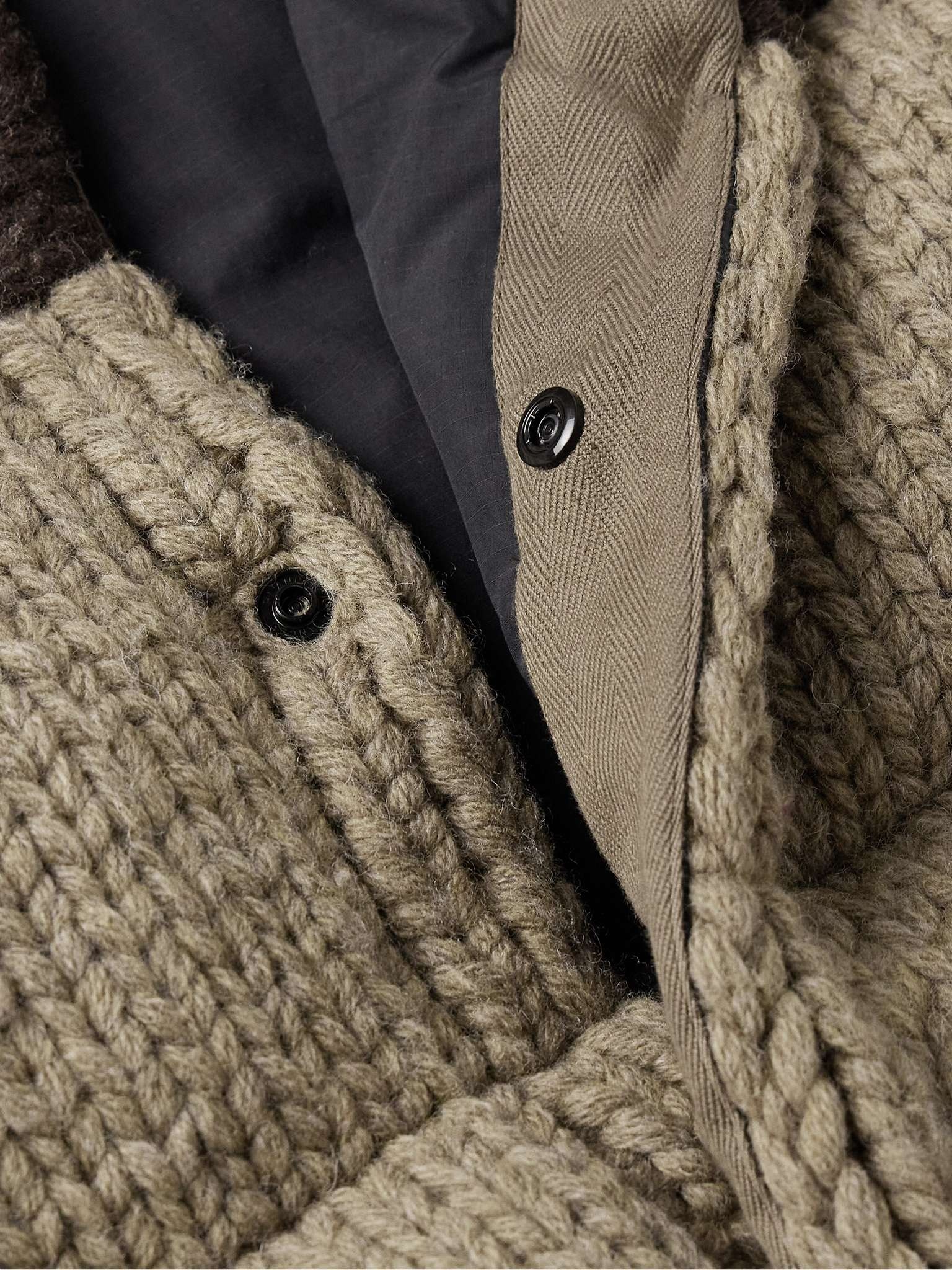 Quilted Padded Wool Gilet - 5