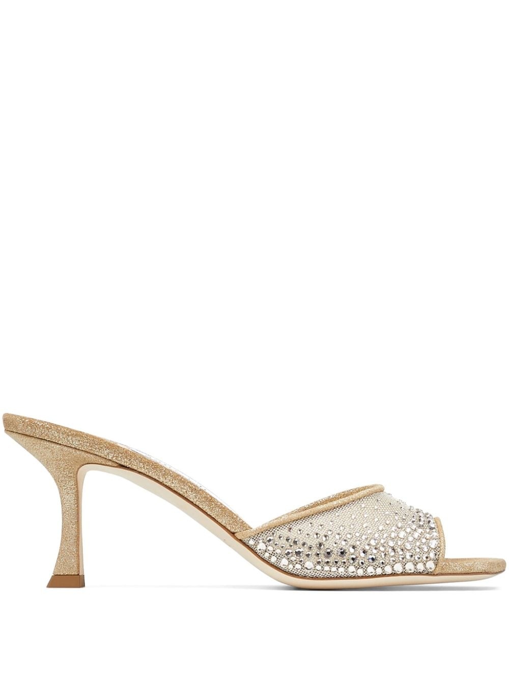 Val 70mm crystal-embellished mules - 1