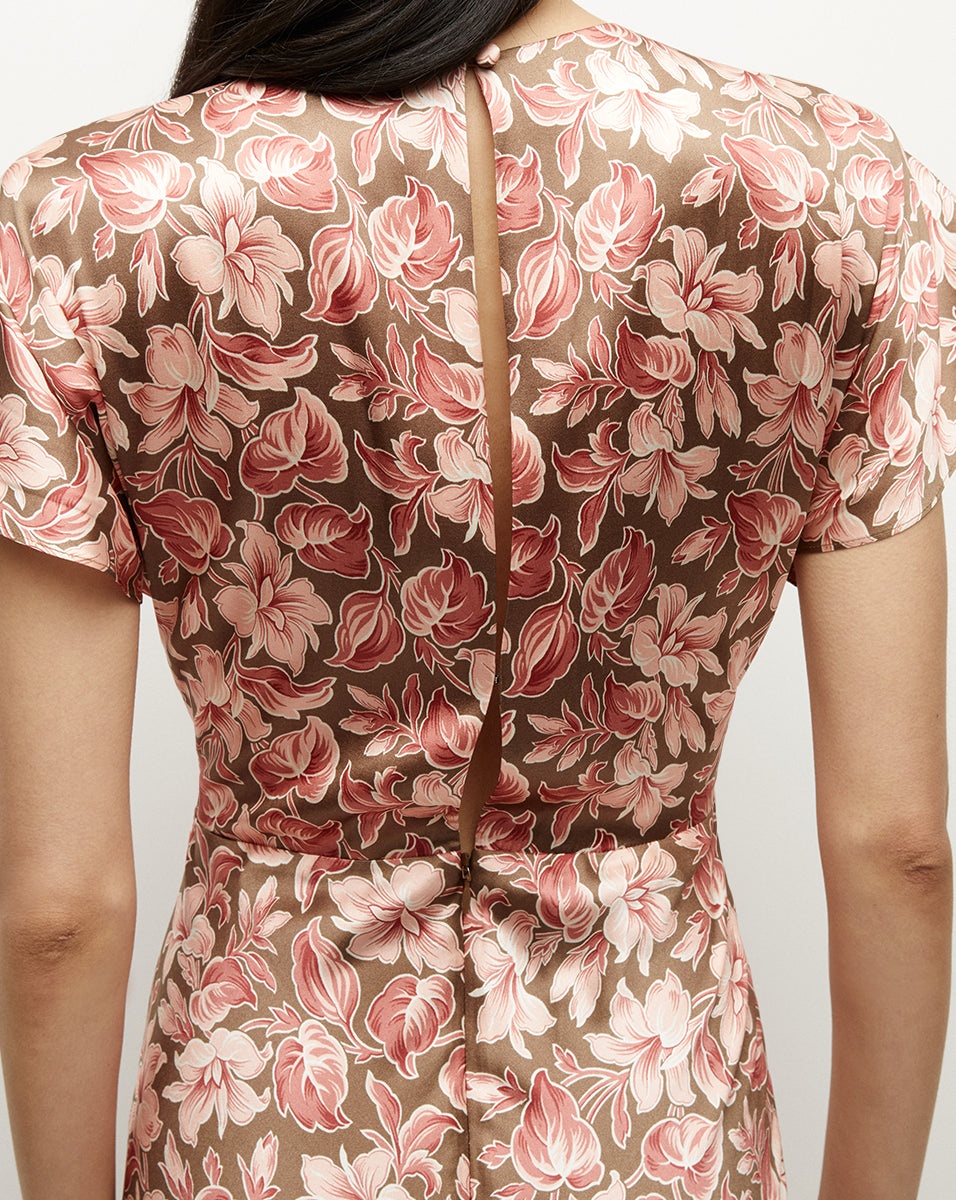 SEYMOUR STRETCH-SILK DRESS - 7