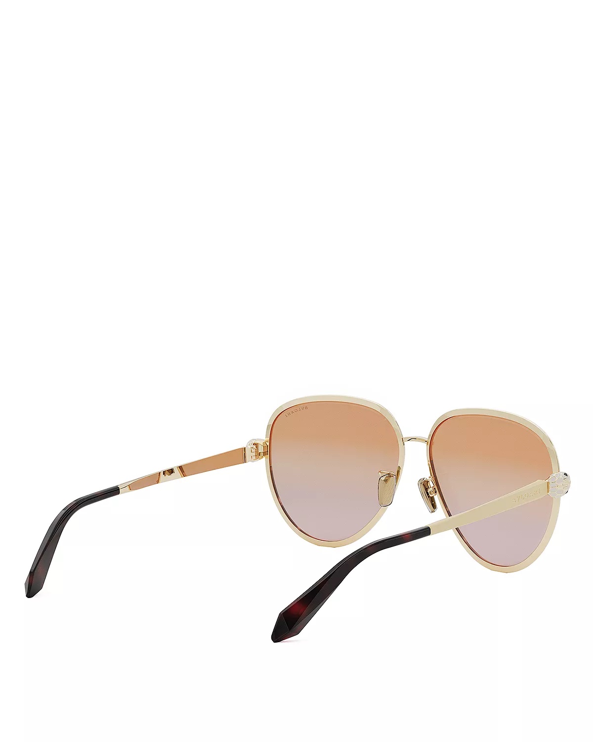 Serpenti Forever Pilot Metal Sunglasses, 59mm - 5