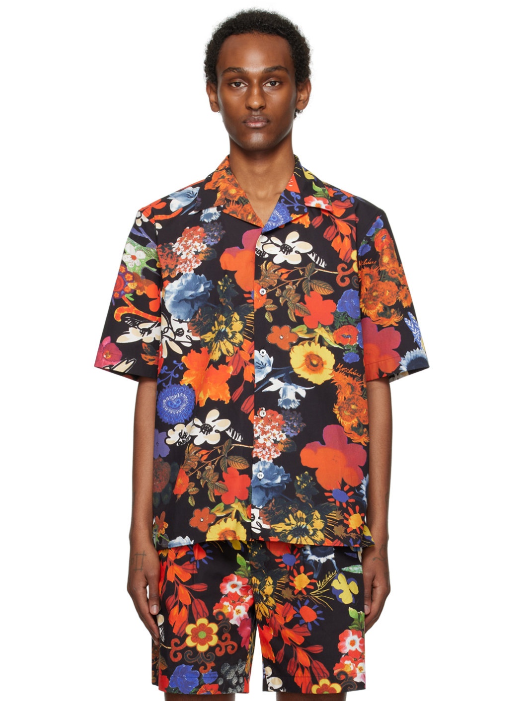 Multicolor Allover Flowers Shirt - 1