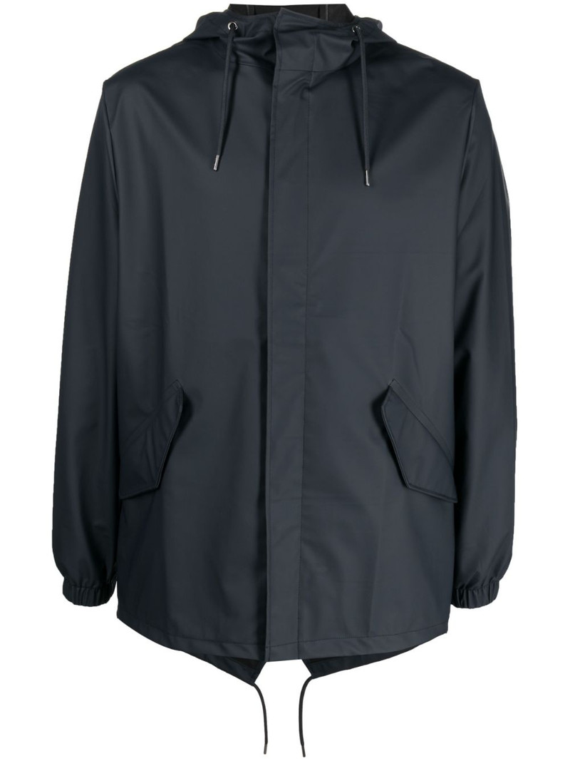 drawstring-hood parka jacket 1