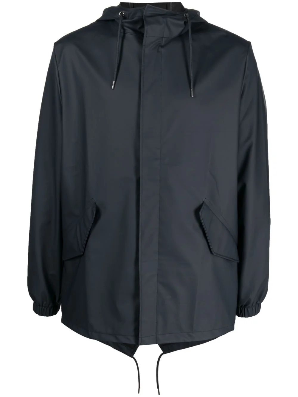 drawstring-hood parka jacket - 1