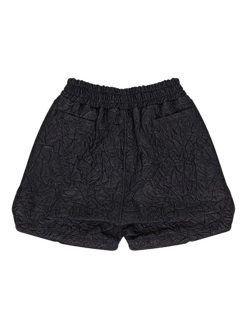 WHO DECIDES WAR crinkled-effect shorts outlook