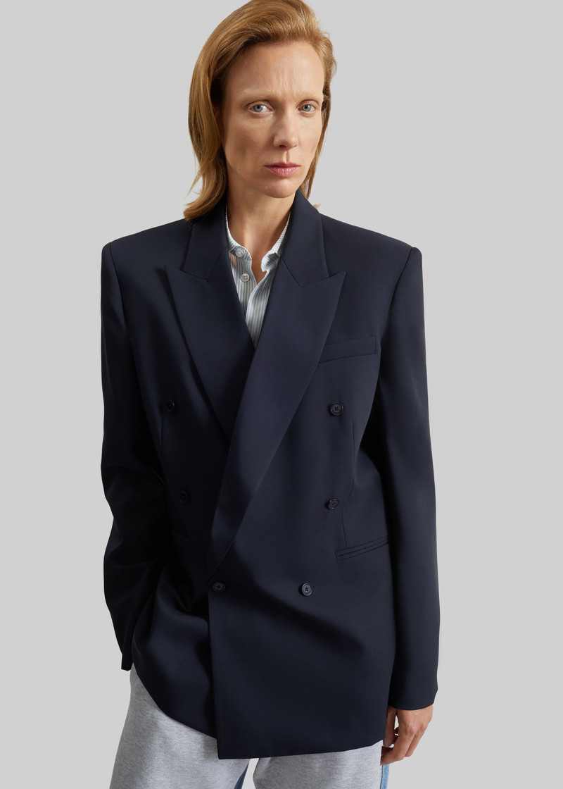 Monterey Structured Blazer - Dark Navy 10