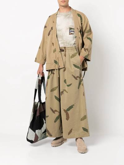 Kapital Camo Rude Buggy wide-leg trousers outlook