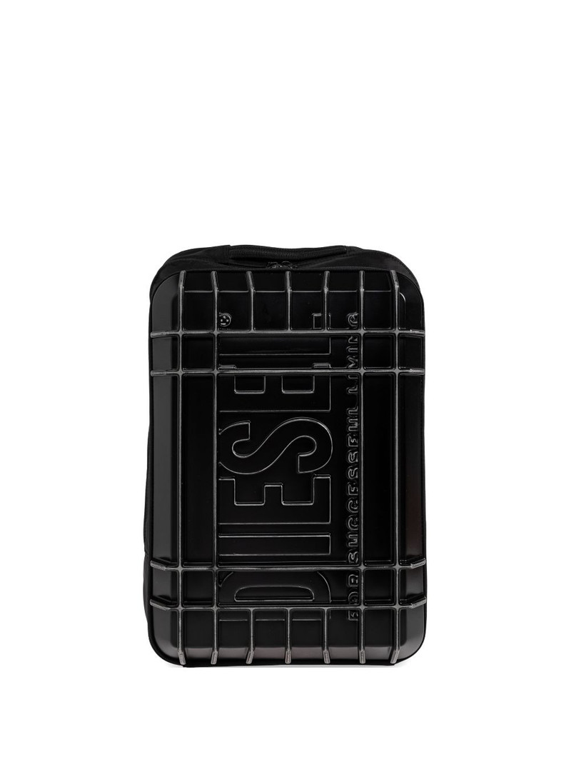 embossed logo backpack 1