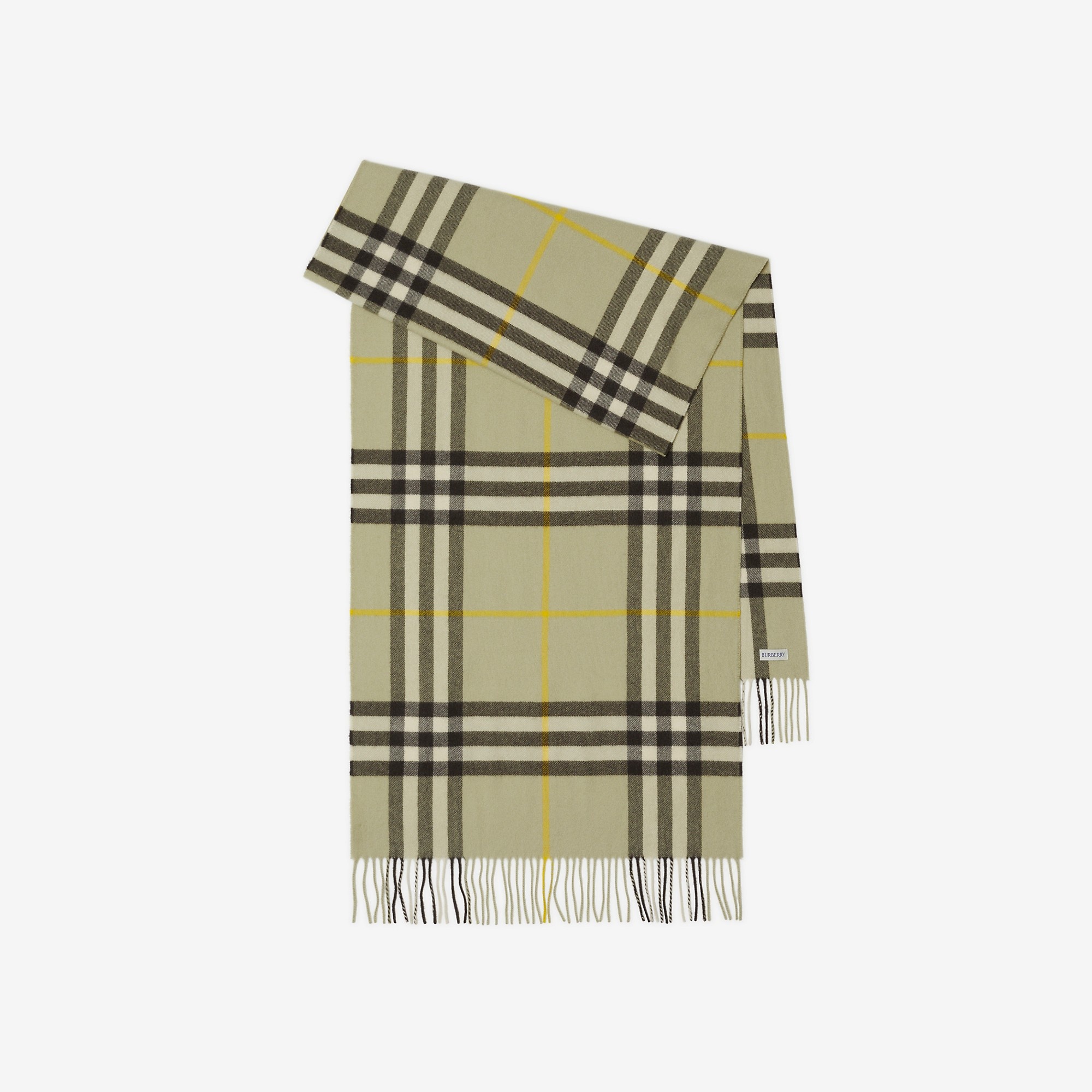 Check Cashmere Scarf - 1