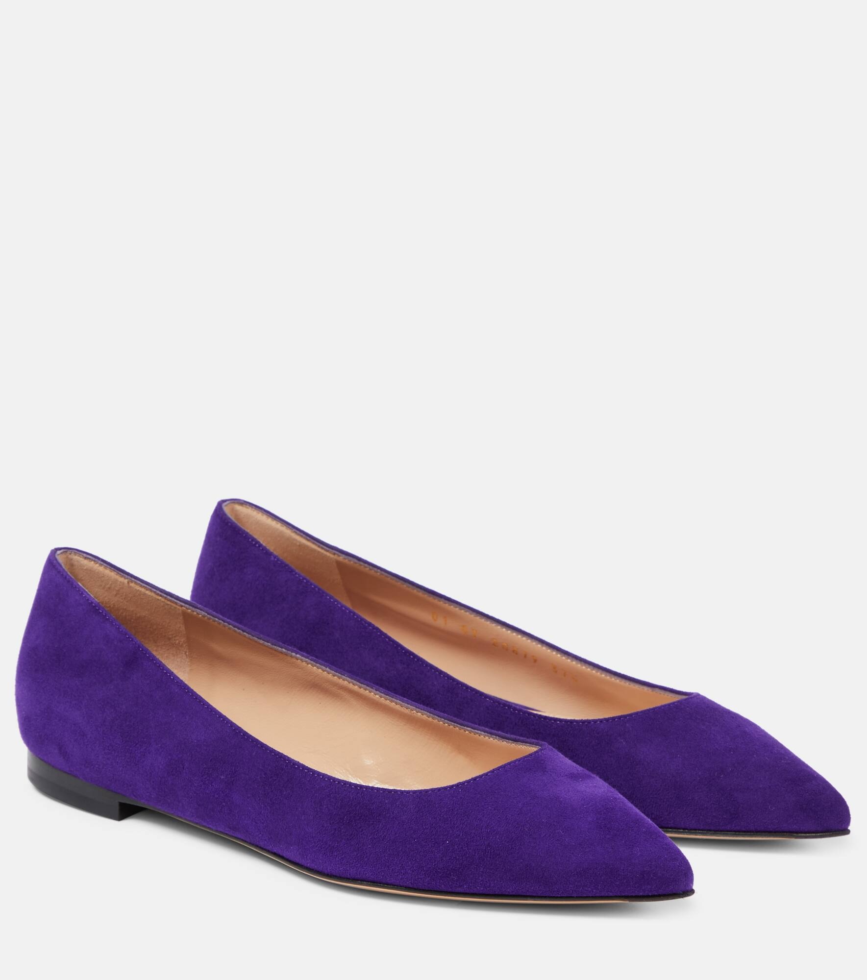 Gianvito suede ballet flats - 1