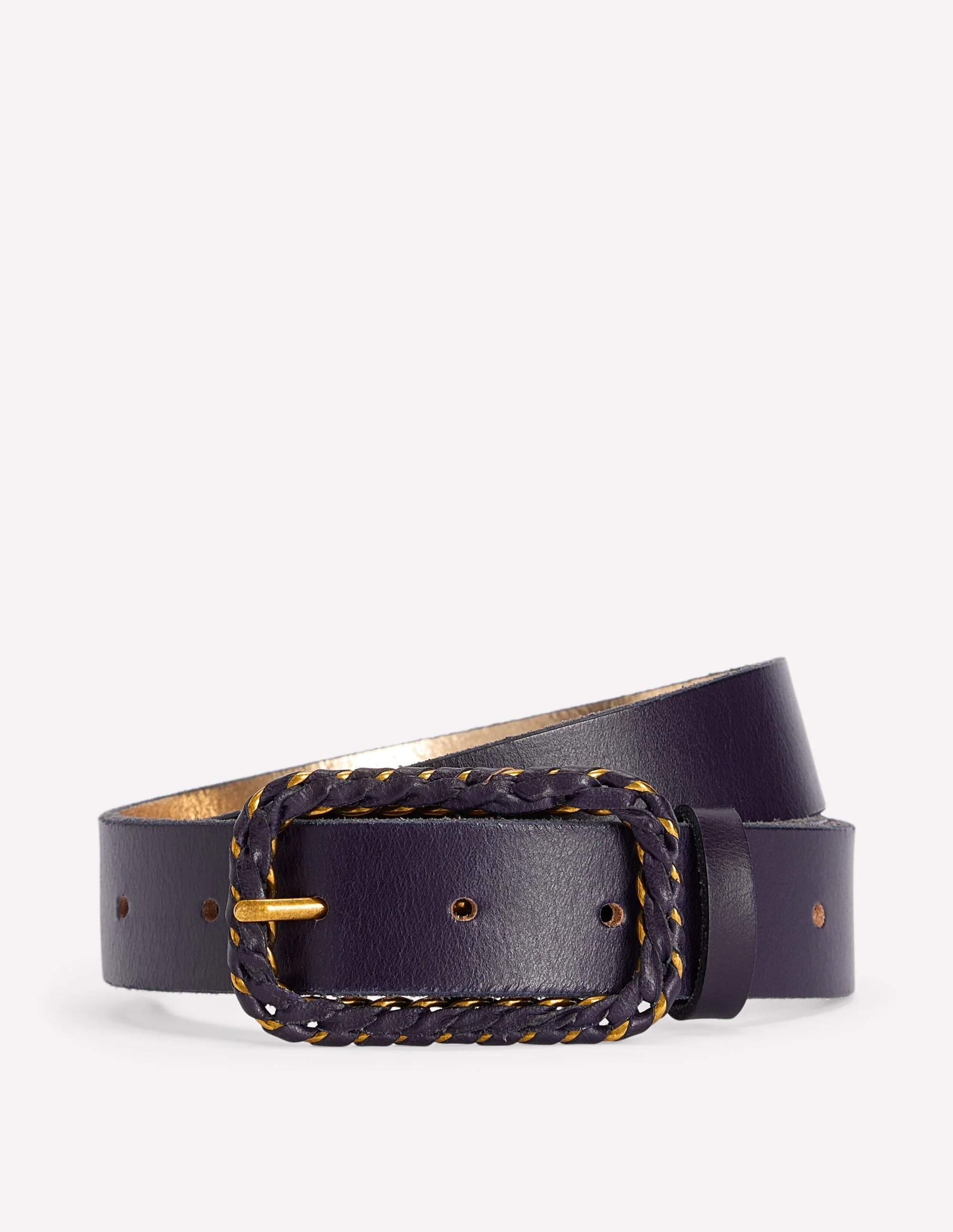 Plait Hardware Belt-Navy - 1