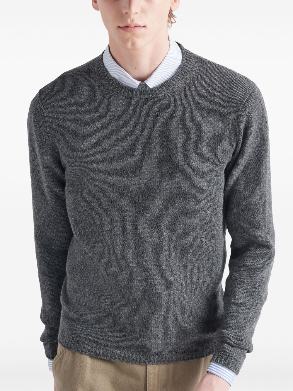 long-sleeve cashmerem jumper - 5