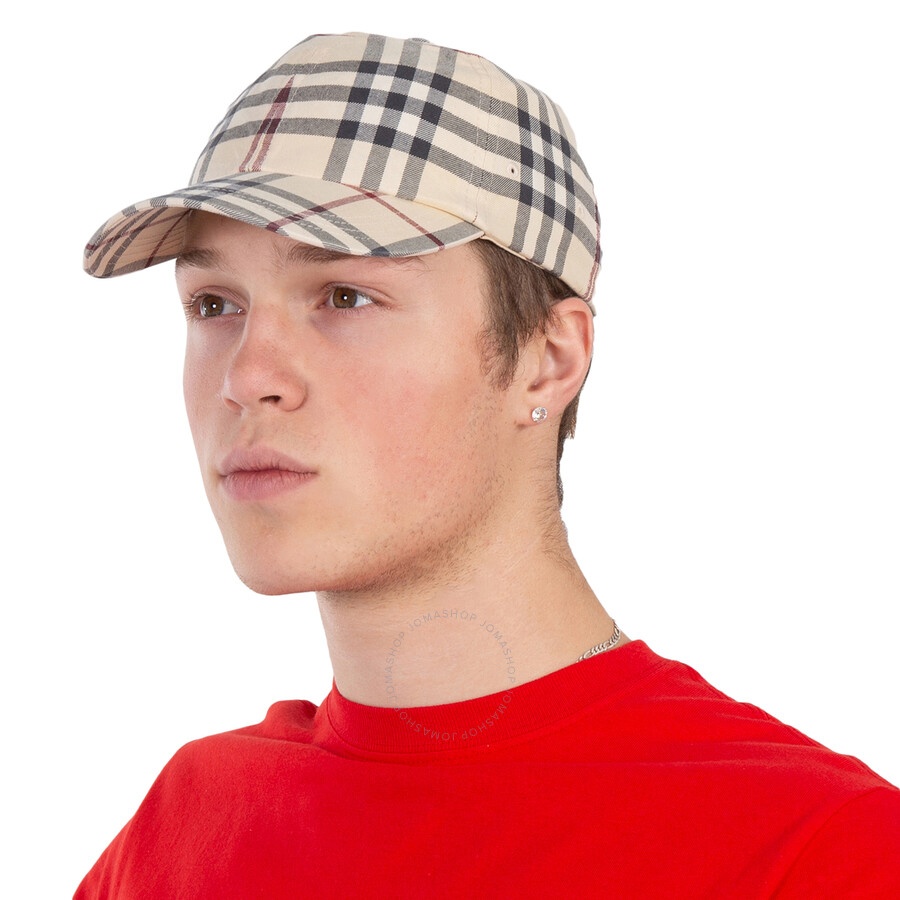 Burberry Archive Plaid-Check Cotton Baseball Cap - 2