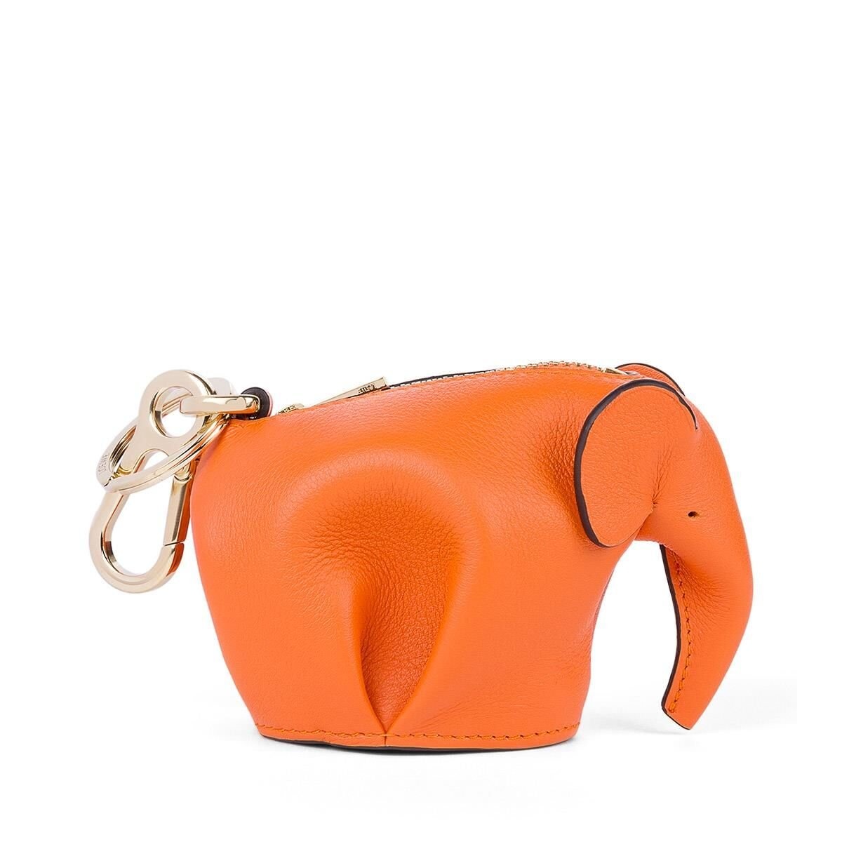 Elephant charm in classic calfskin - 1