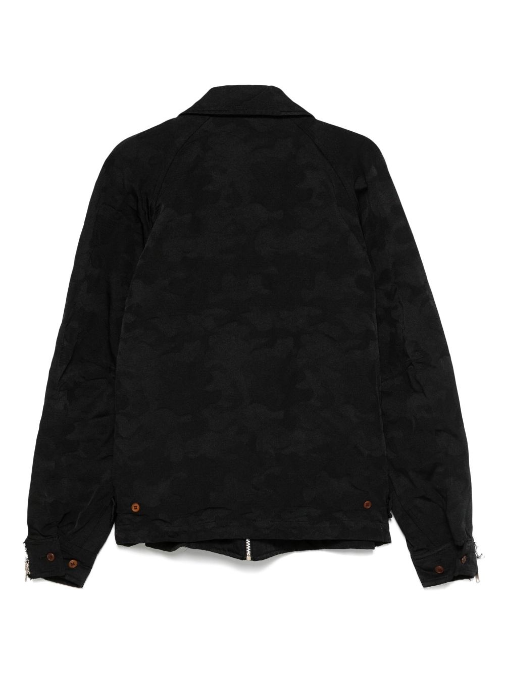 patterned-jacquard jacket - 2