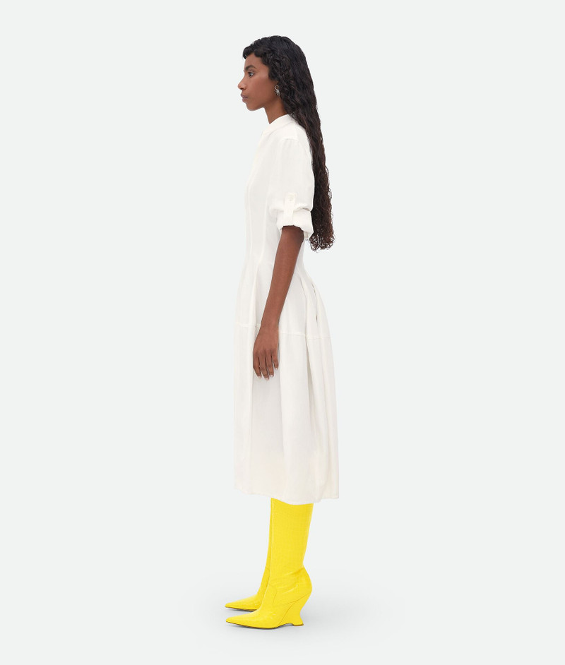 Bottega Veneta viscose and linen dress outlook