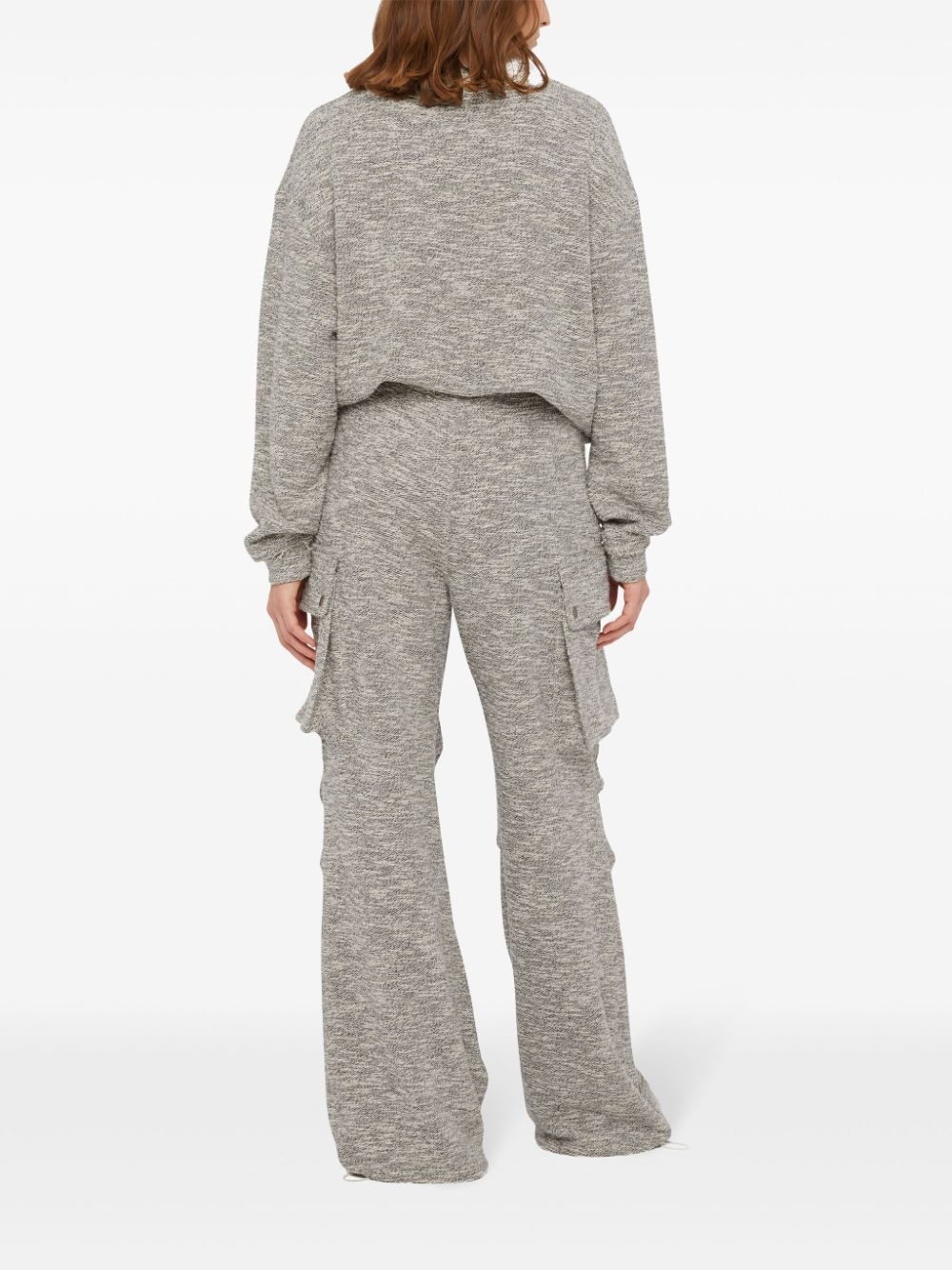 Mouline cotton cargo trousers - 5
