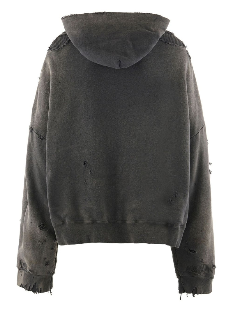 SAINT M×××××× distressed hoodie outlook