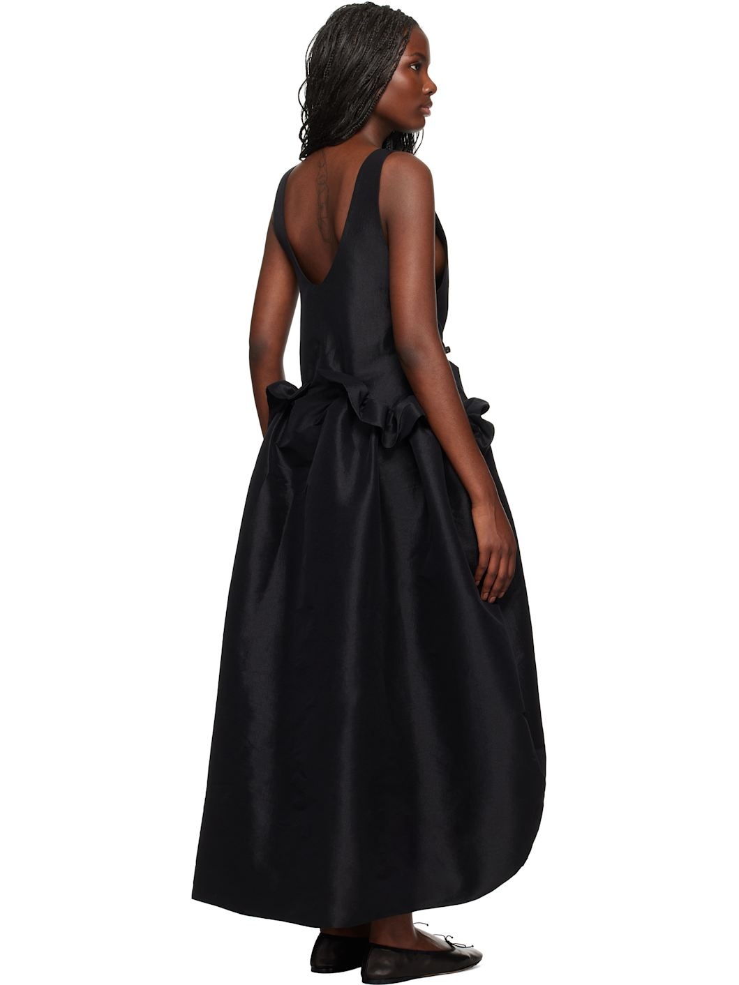 SSENSE Exclusive Black Ramya Midi Dress - 3