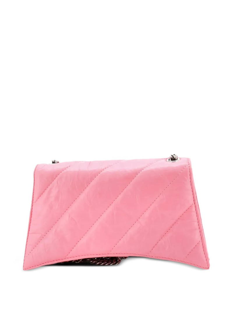 BALENCIAGA xs Crush quilted flap shoulder bag outlook