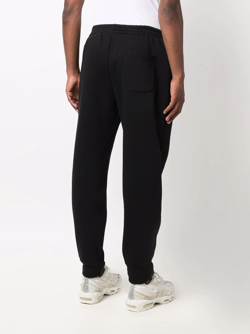 slogan-print slim-fit track pants - 4