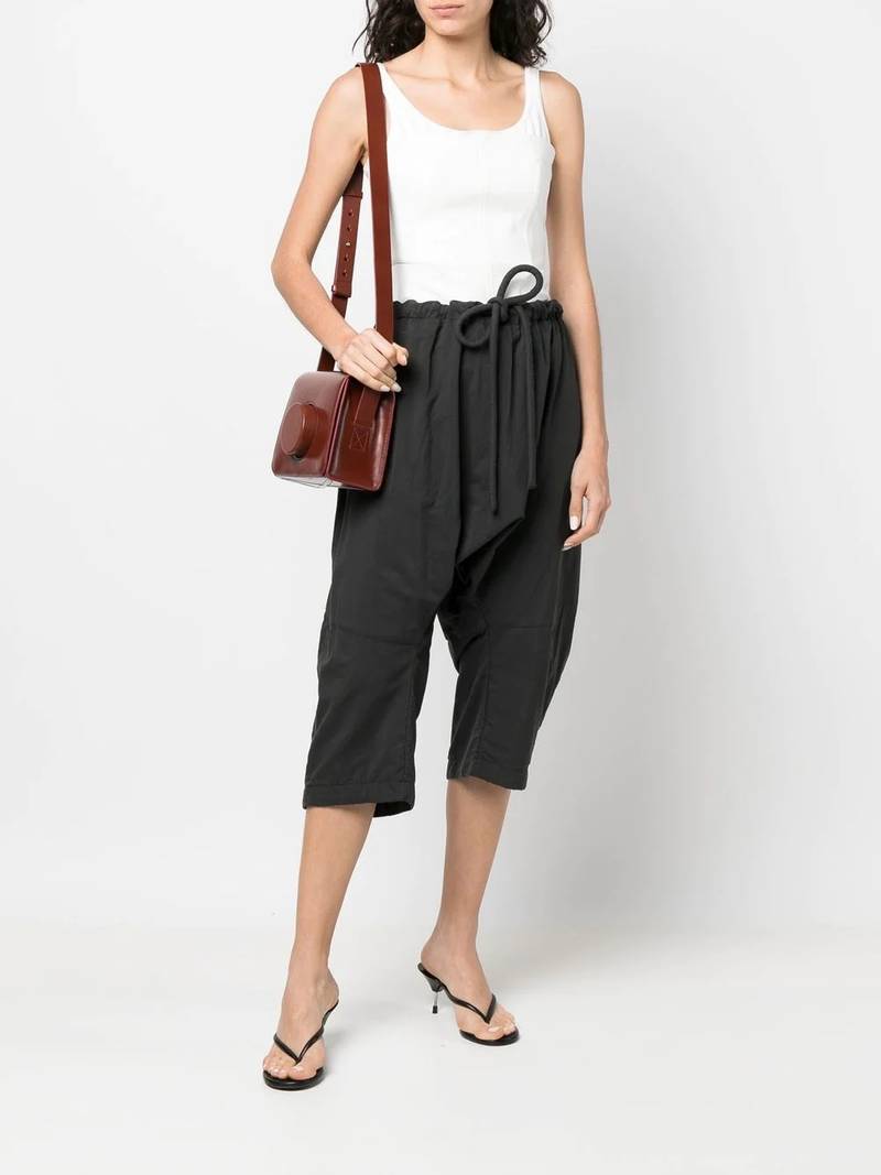 Lemaire drawstring-waist trousers outlook