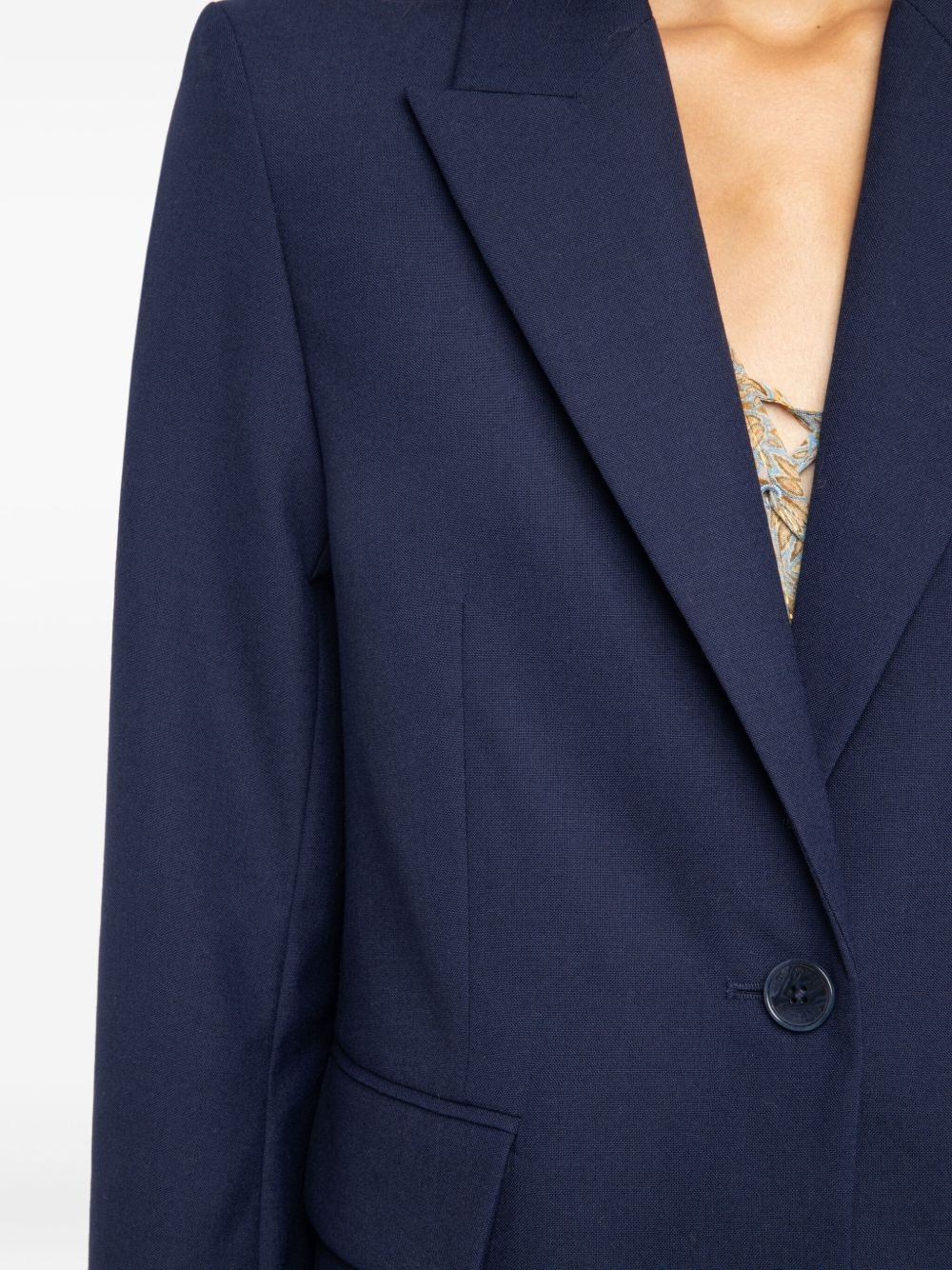 single-button blazer - 5