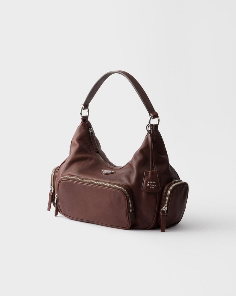 Medium washed leather bag 3