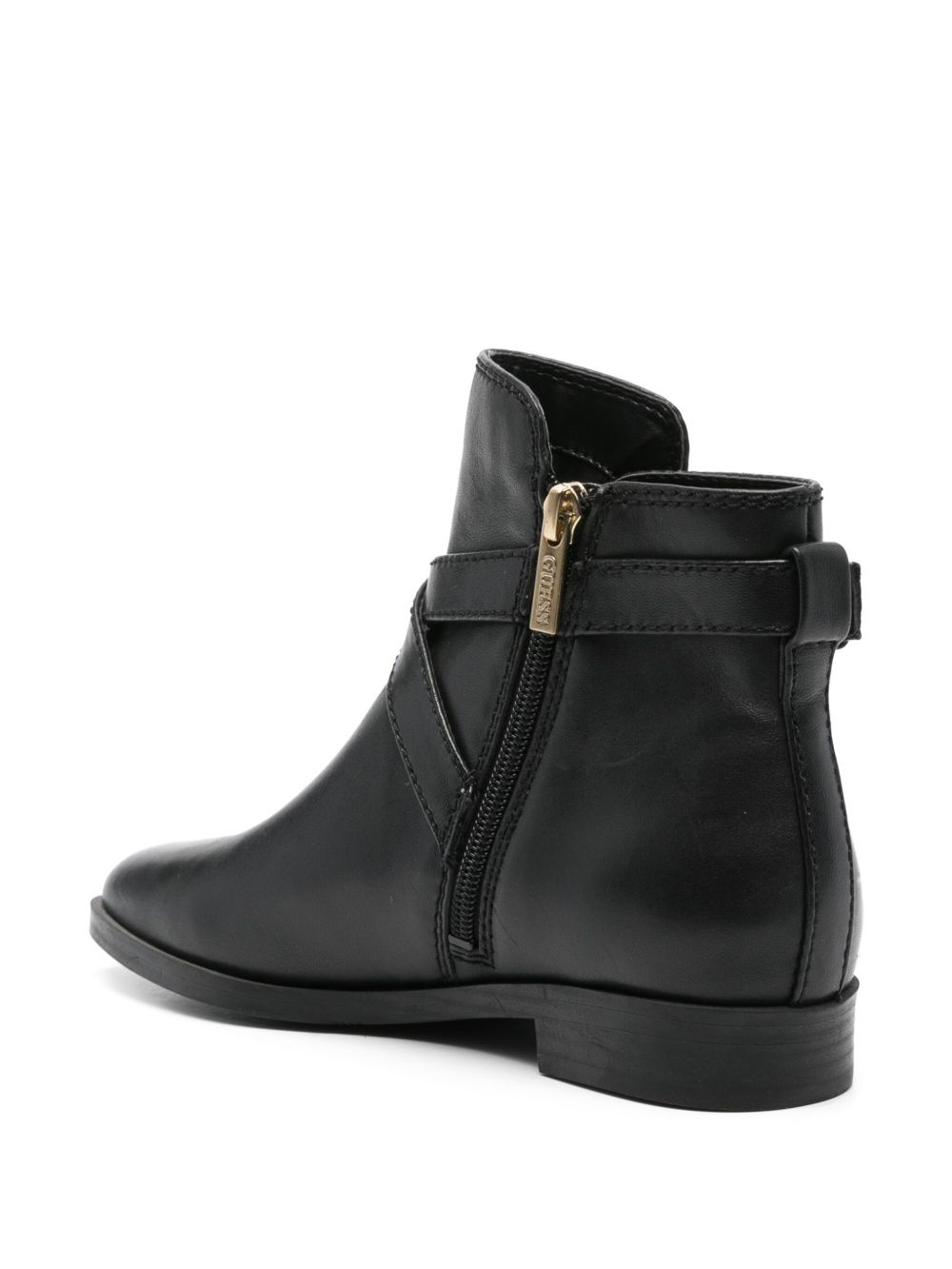 Floriza logo-plaque leather boots - 3