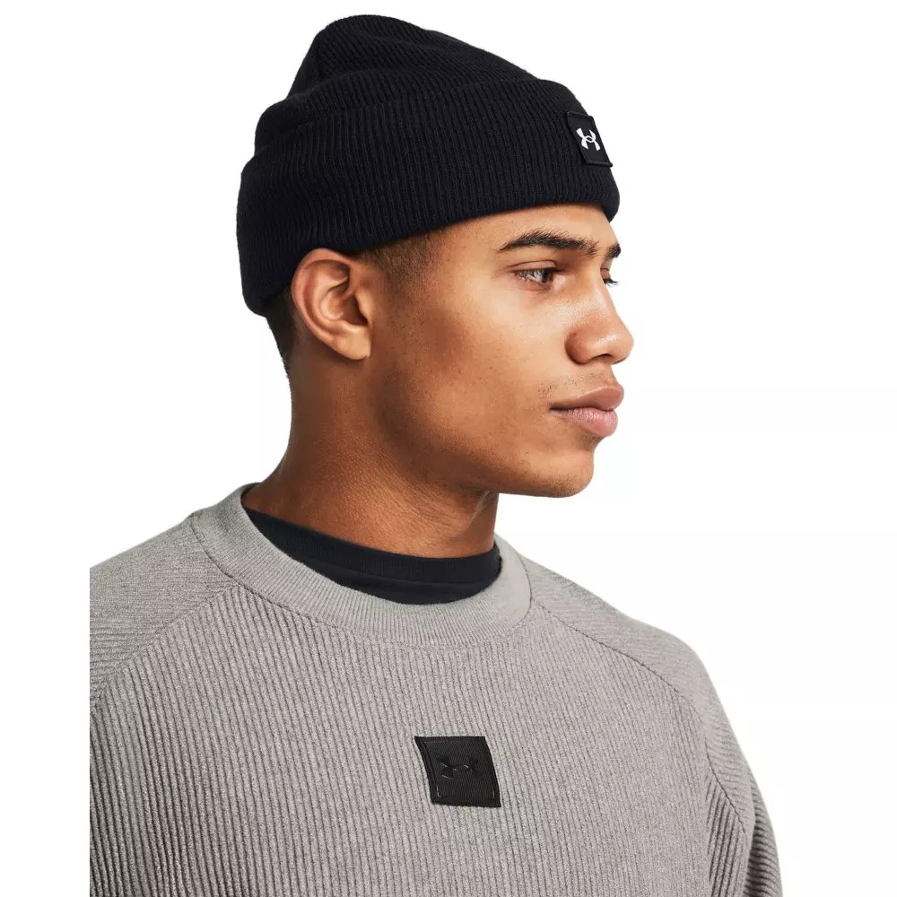 Men's Halftime Shallow Cuff Beanie -Black - 1