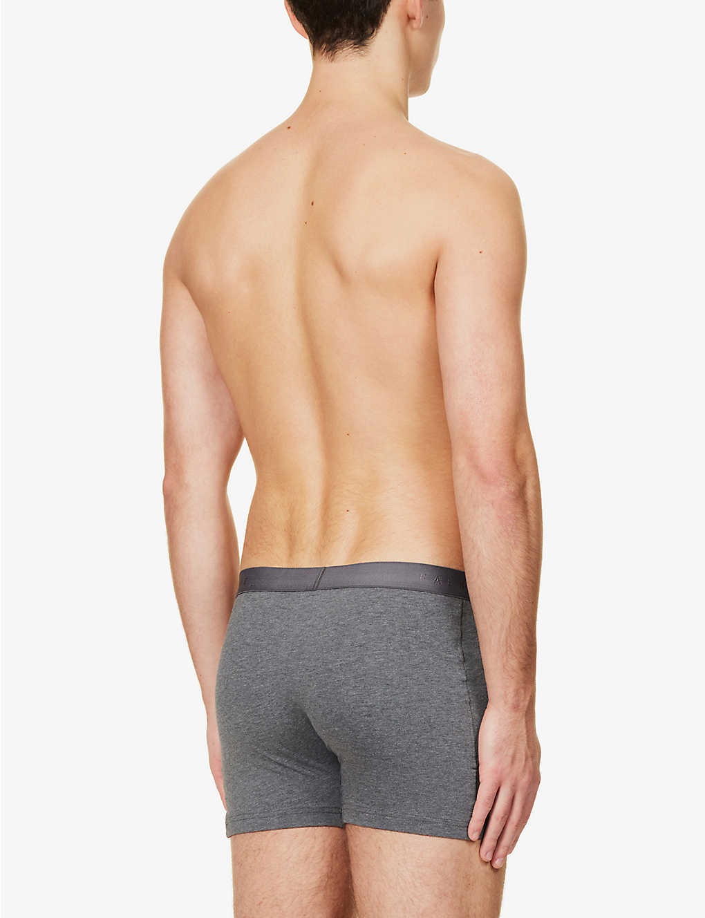 Tonal waistband pack of two stretch-cotton boxers - 4