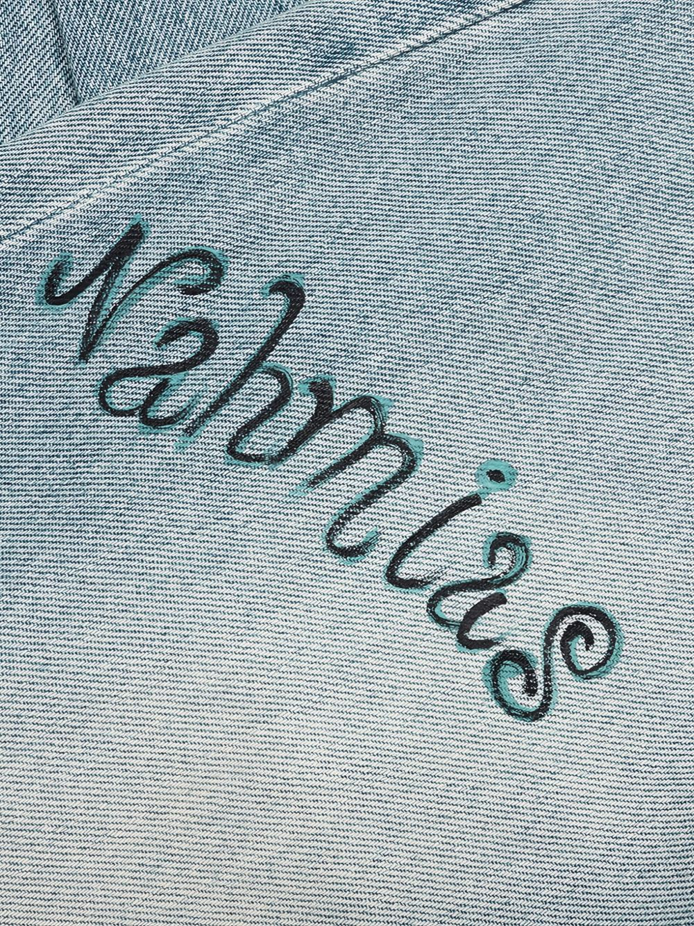 star-embroidered jeans - 5