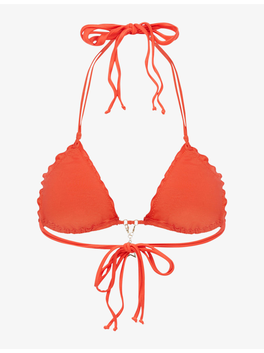 Berry Triangle Bikini Top - 5