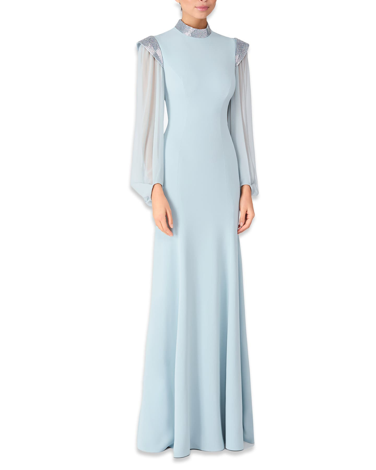 Jenny Packham Isabelle Maxi Dress in Porcelain at Nordstrom - 2