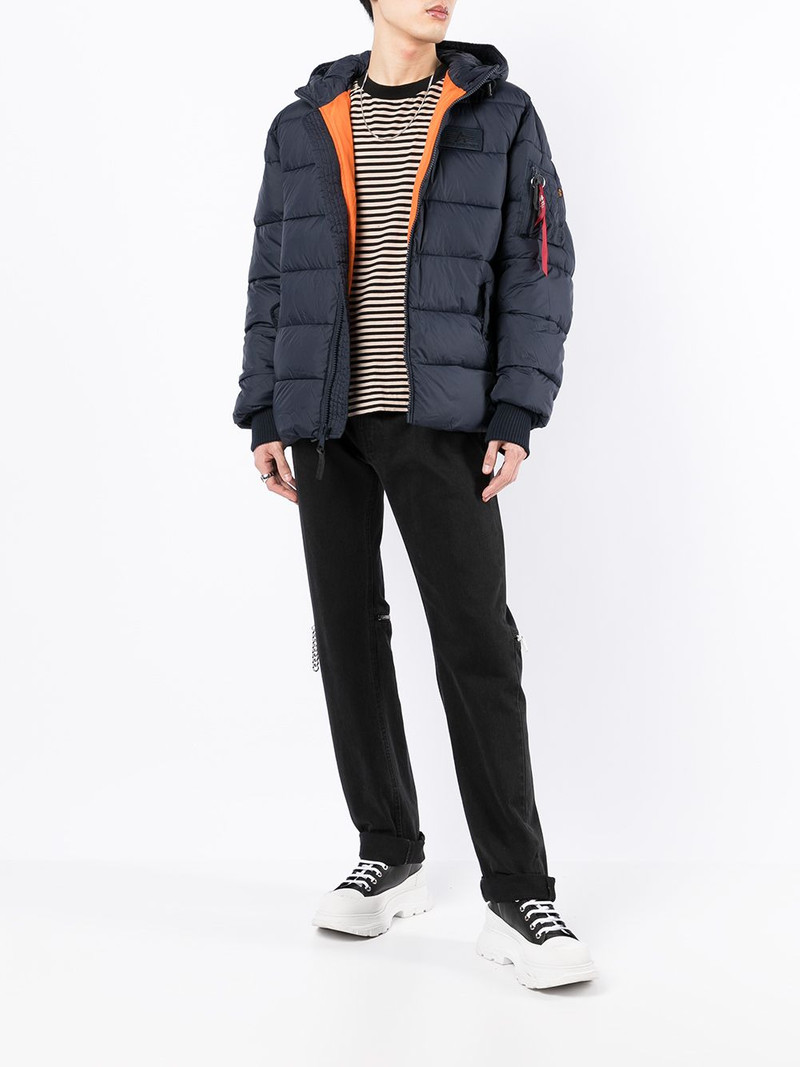 ALPHA INDUSTRIES padded logo jacket outlook