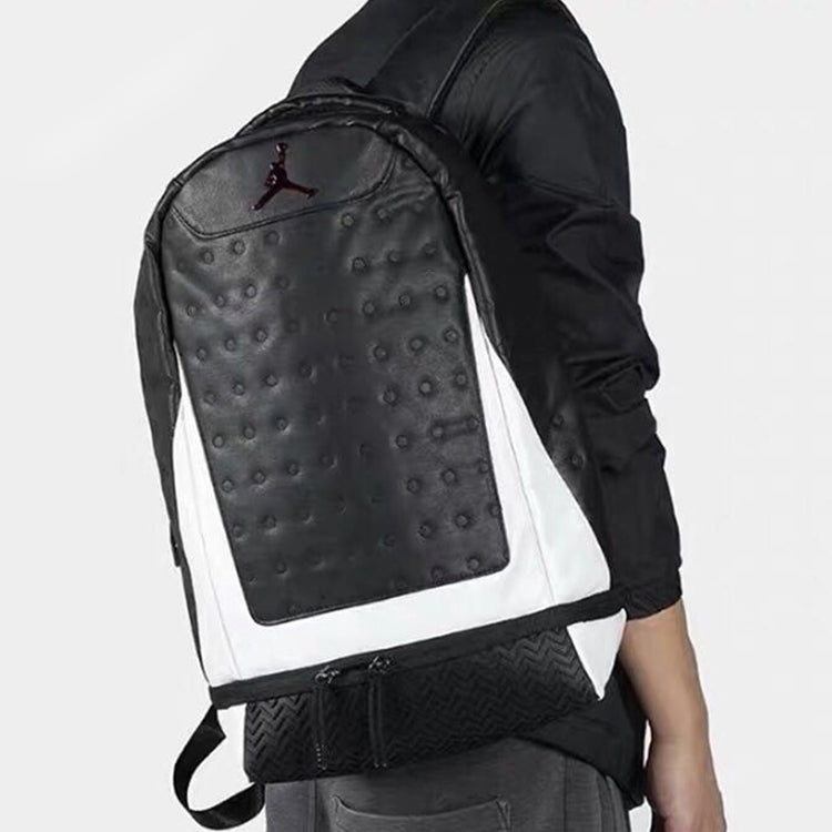 Air Jordan Retro 13 Backpack 'Black White' 9A1898-210 - 5