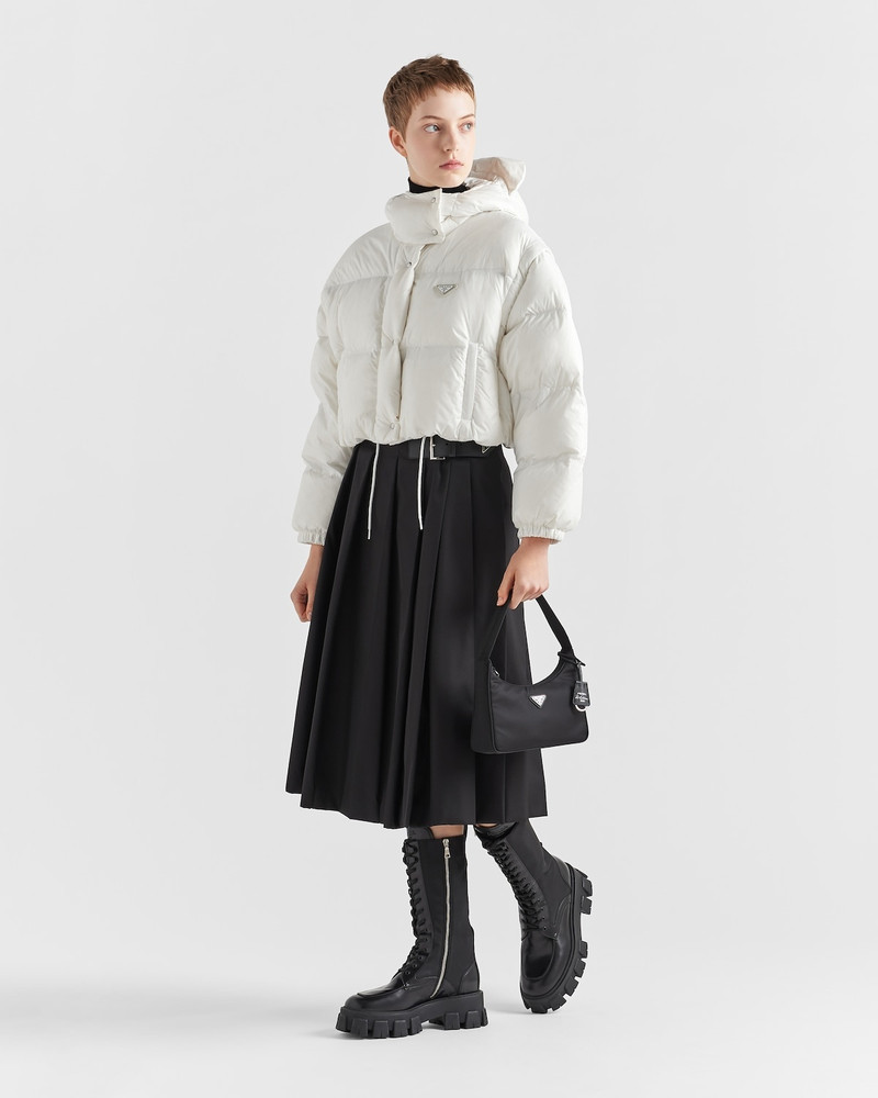 Prada Re-Nylon convertible cropped down jacket outlook