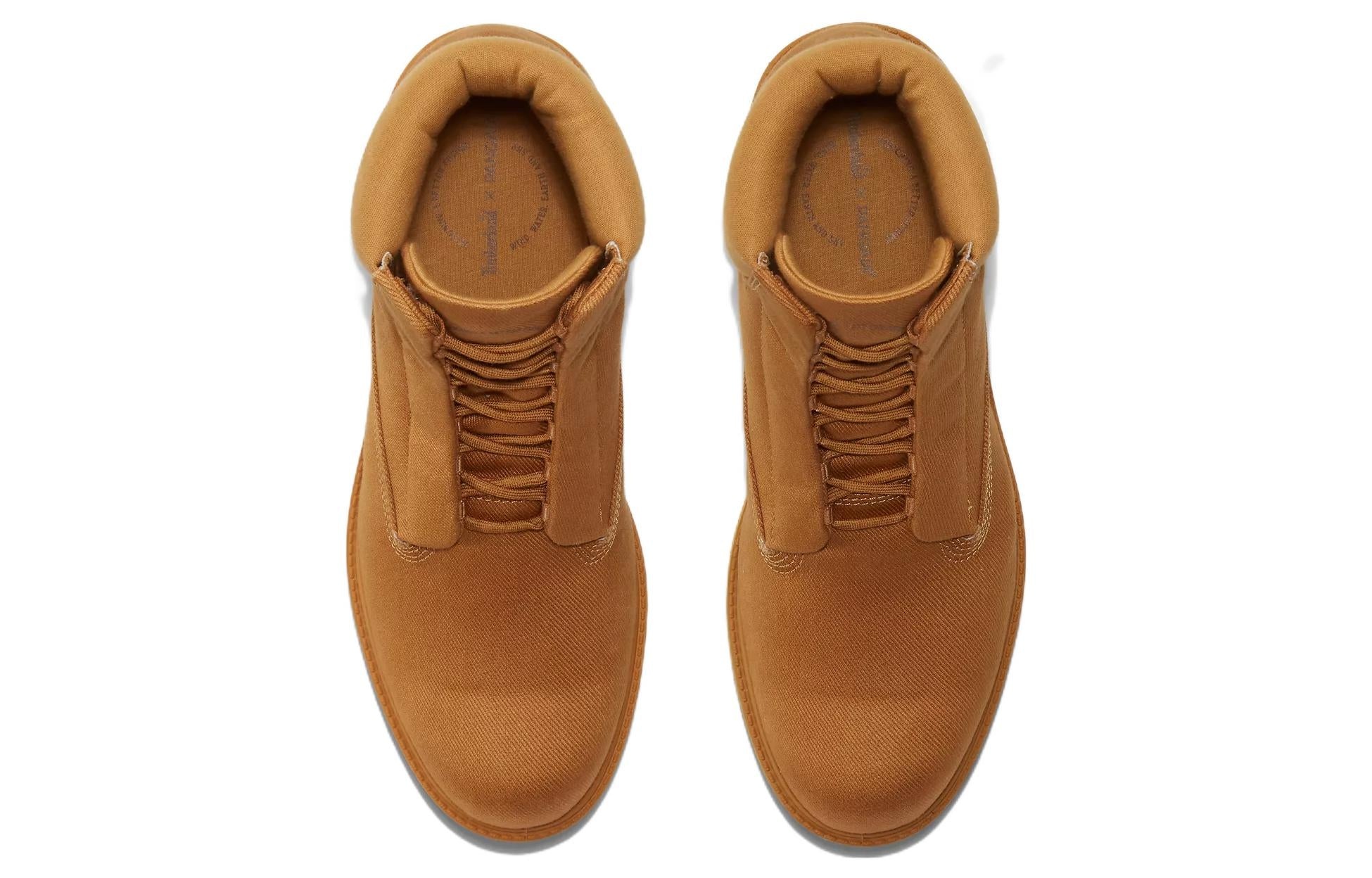 (WMNS) Timberland x Pangaia Waterproof 6 Inch Boots 'Wheat' A5XVY231 - 4