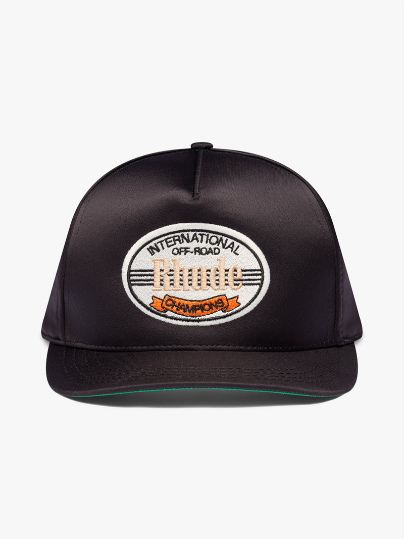 RHUDE INTL CHAMPIONS SATIN HAT 1