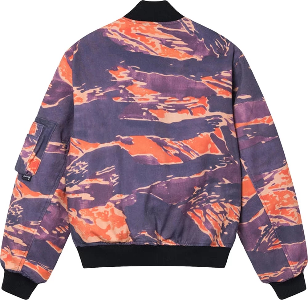 STUSSY Men Tigris Canvas Bomber Jacket - 2