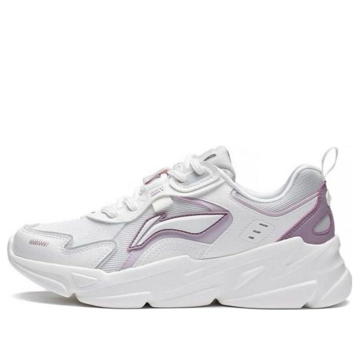 (WMNS) Li-Ning Yunhai 'White Grey Purple' AGCT154-1 - 1