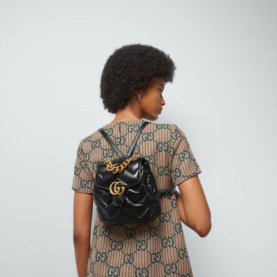 GUCCI GG Marmont matelassé backpack outlook