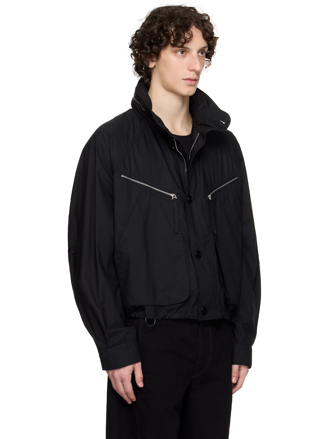 Black Parachute Jacket - 2