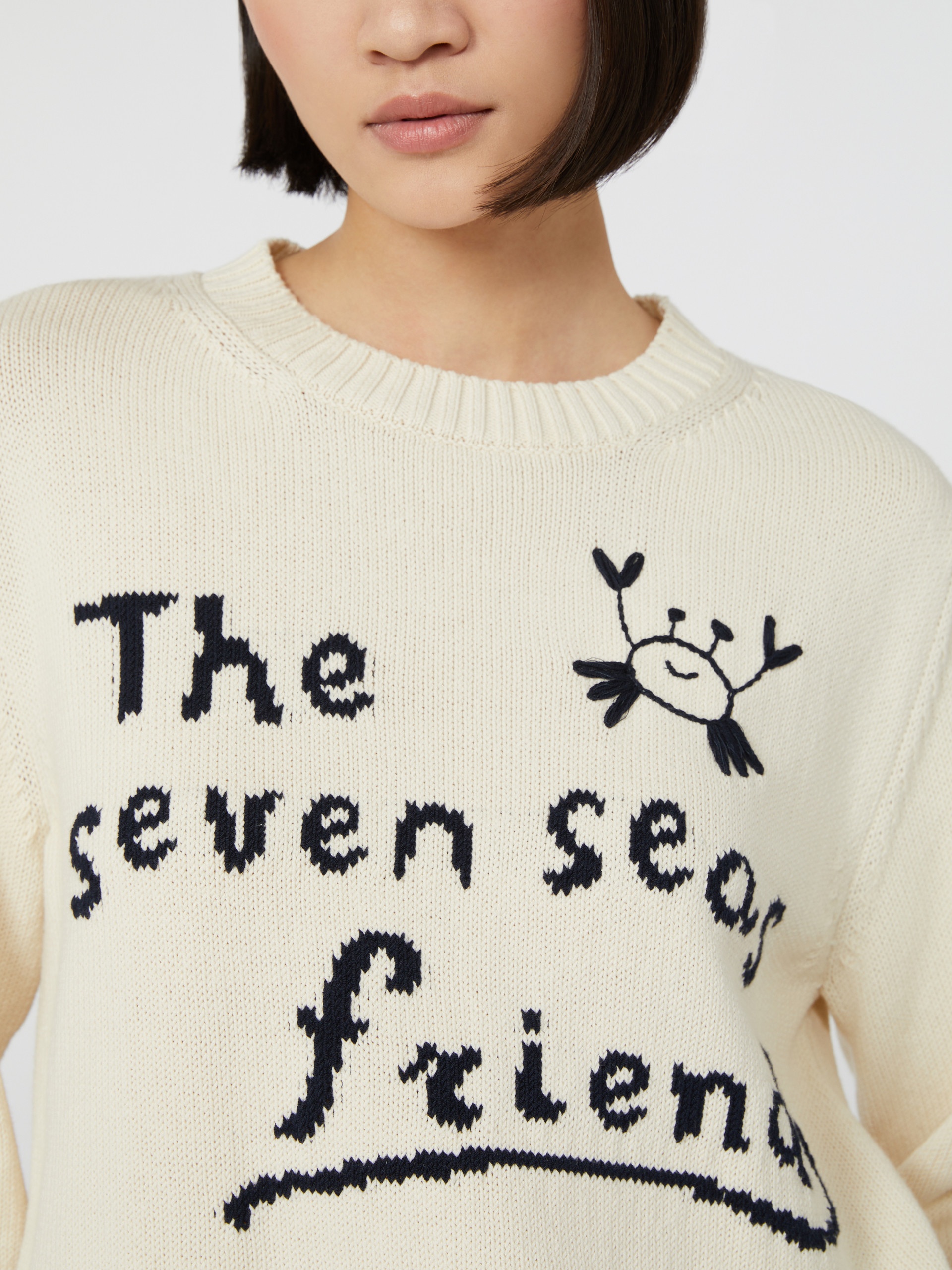 NESPOLA Cotton cordonnet sweater - 6