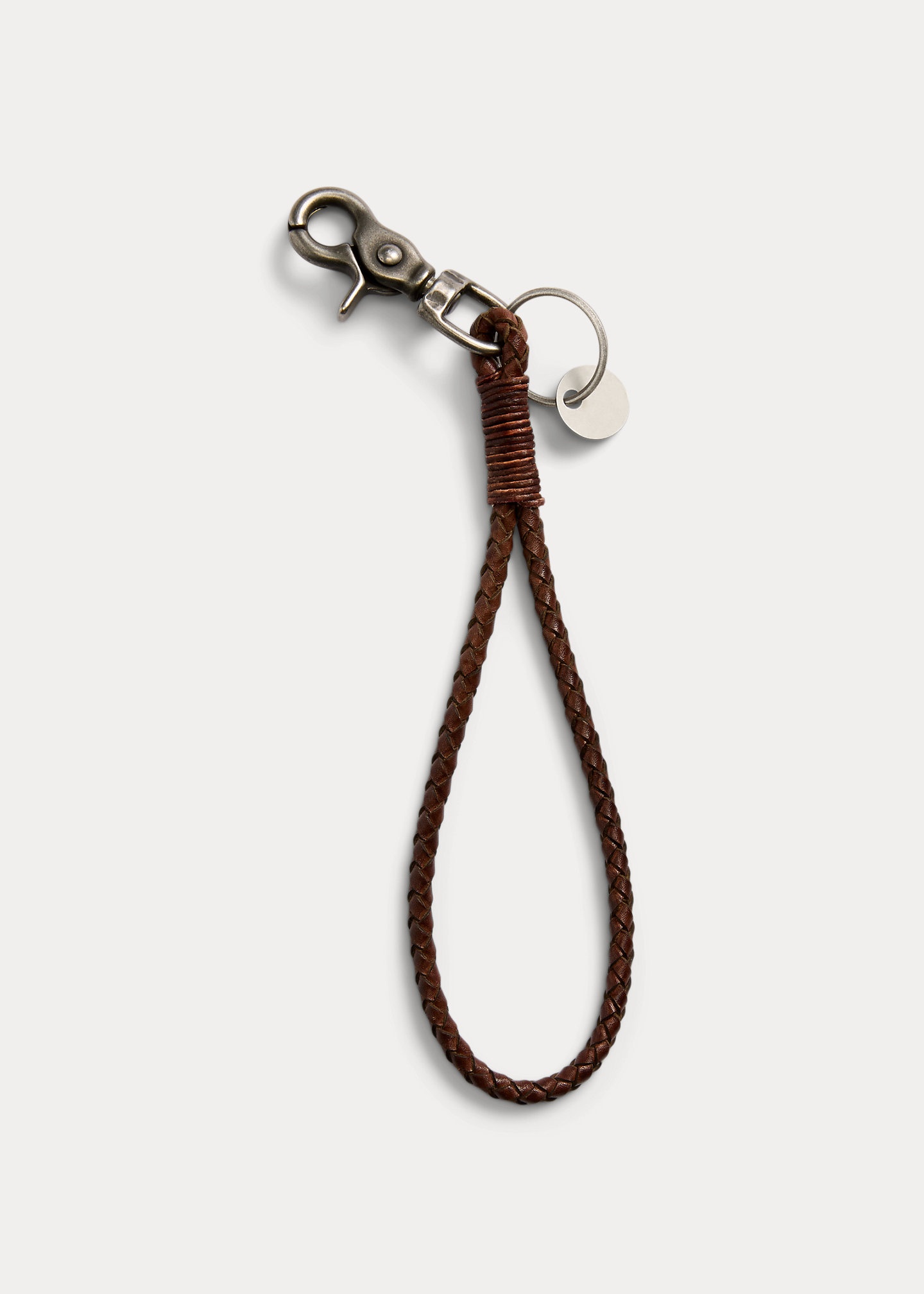 Braided Leather Key Fob - 3