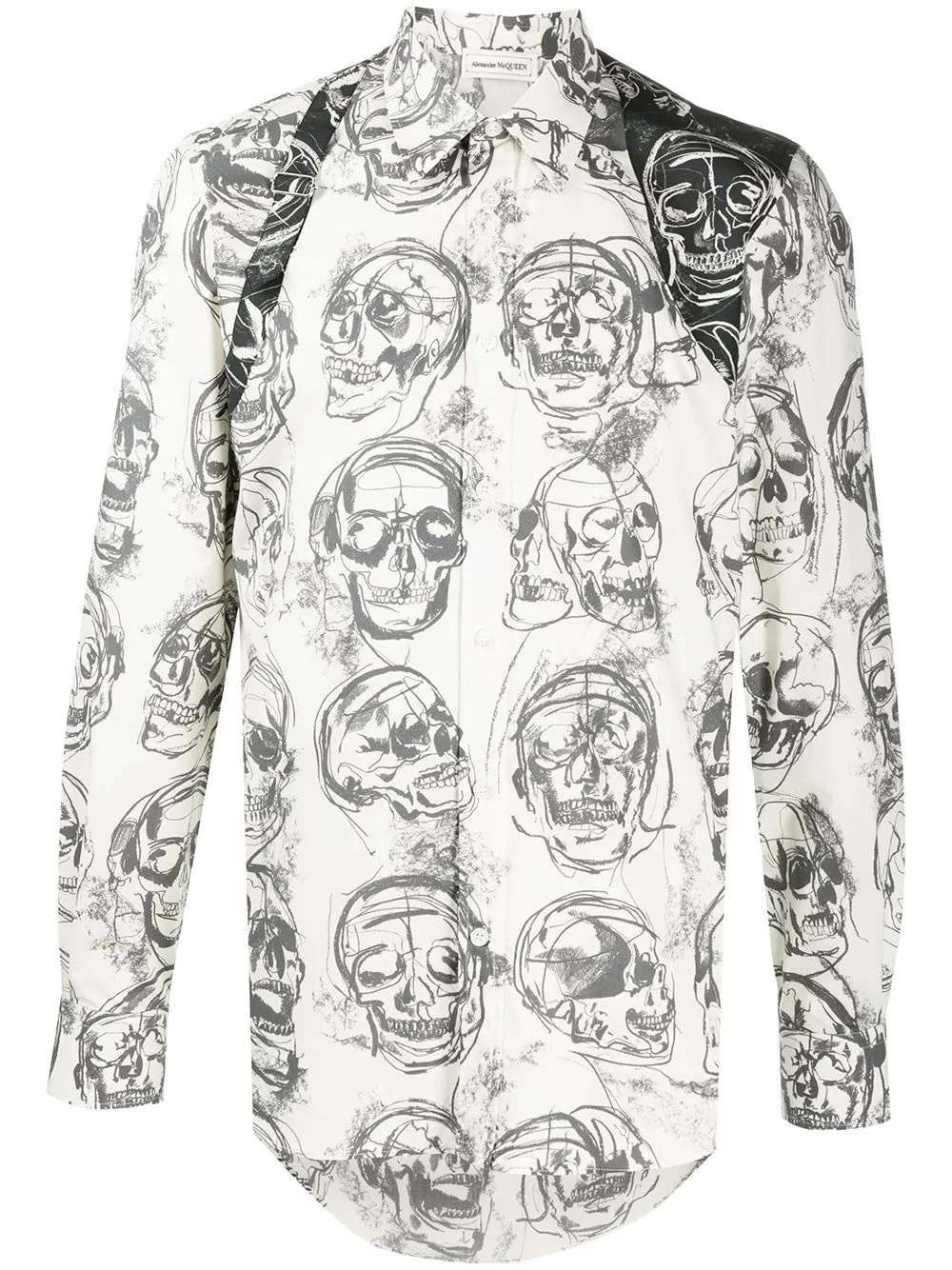 skull print shirt - 1