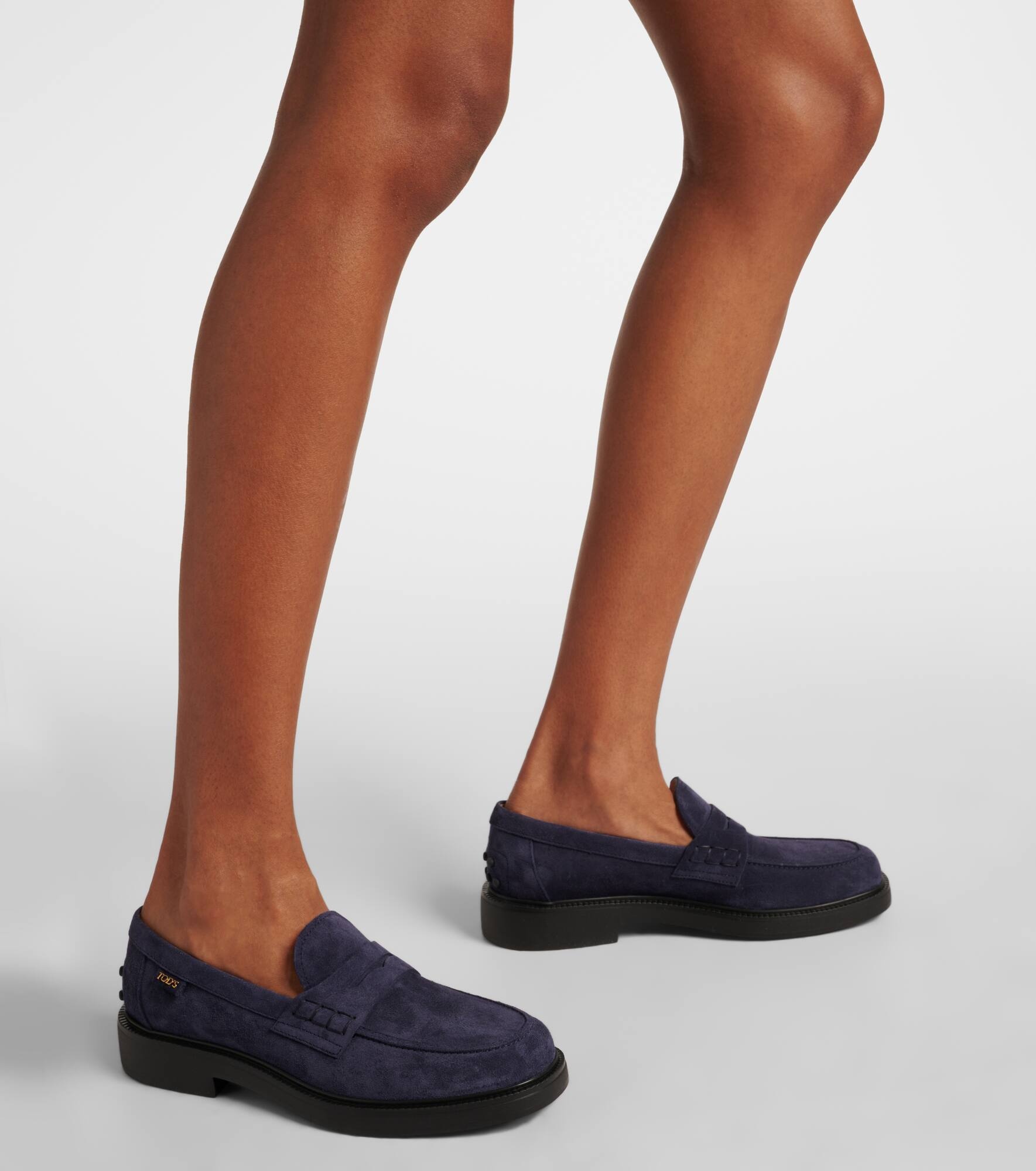 Suede penny loafers - 7