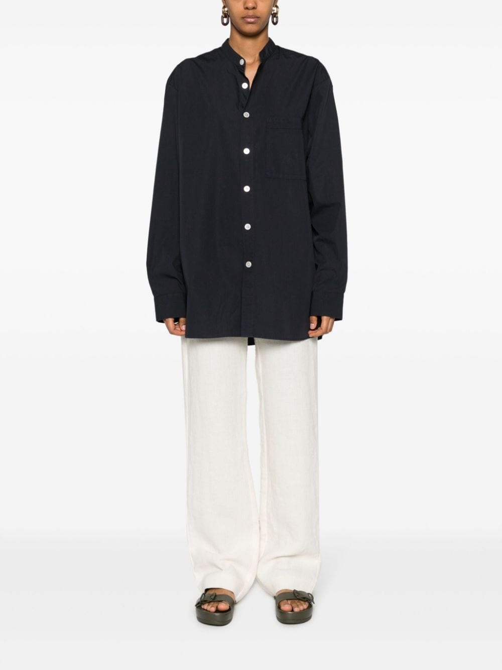 long-sleeve organic cotton shirt - 3