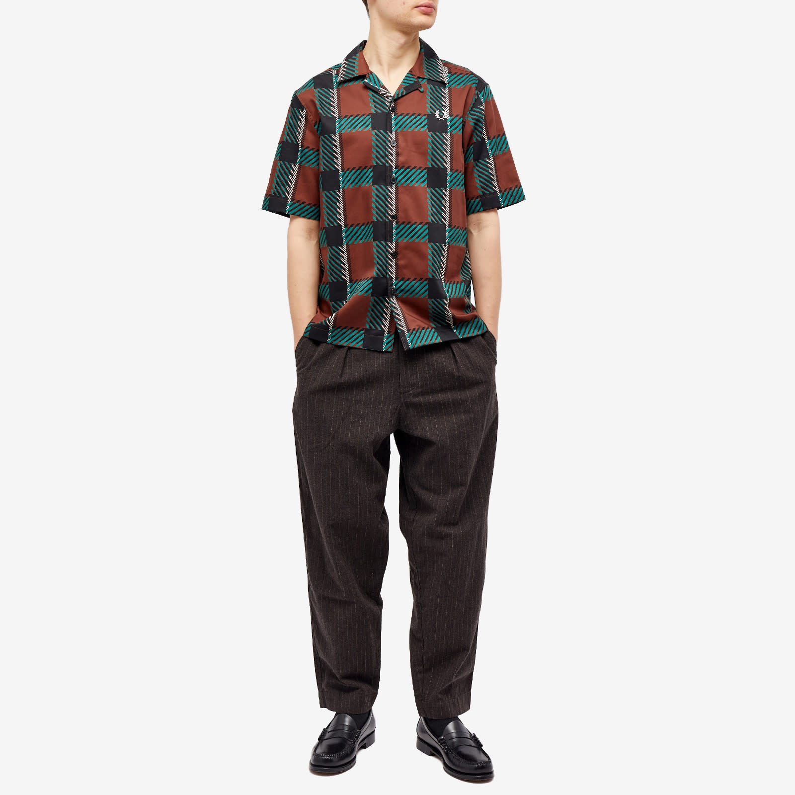 Fred Perry Glitch Tartan Vacation Shirt - 4