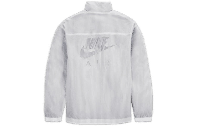 Nike Air x Kim Jones Double-Sided Windproof Reflective Logo Jacket Unisex Blue/White DC9985-100 - 4