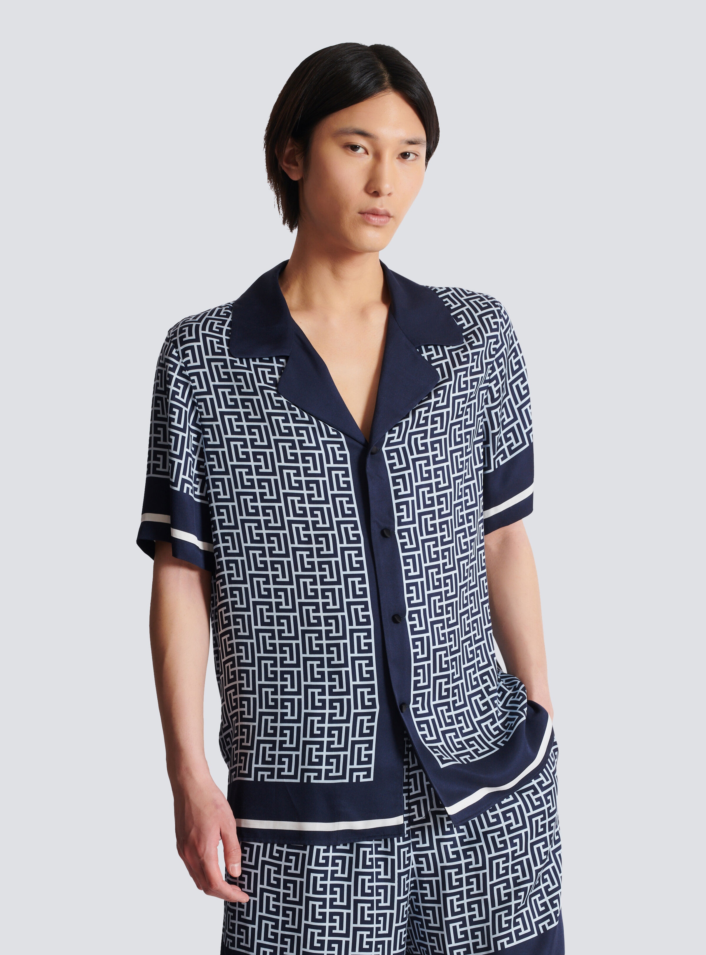 Monogrammed pyjama shirt - 6